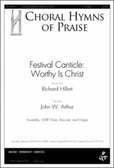 Festival Canticle : Worthy is Christ SATB choral sheet music cover